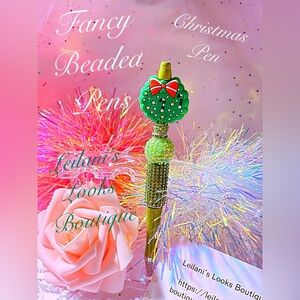 Christmas reef pen/holiday season/gifts/green reef/fancy pen